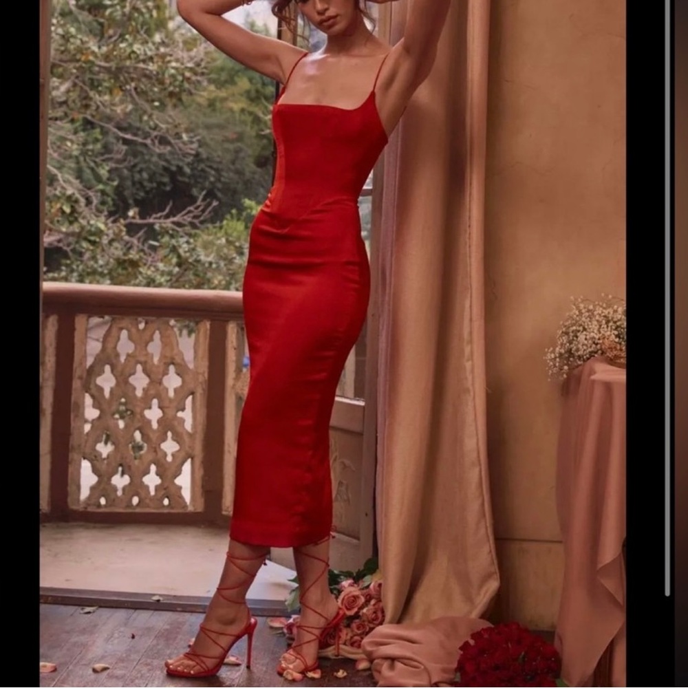 House of CB Anais Dress Size Small in Red